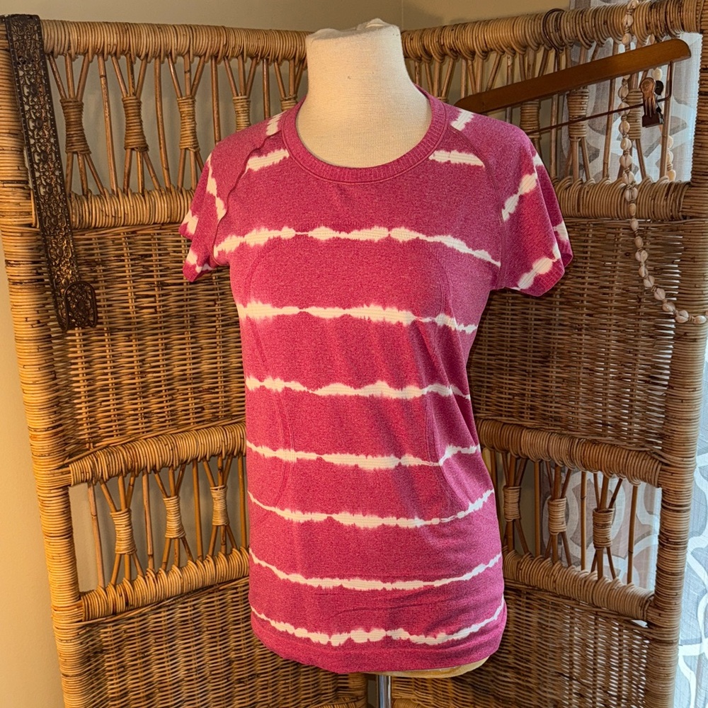 Lululemon Pink Tie-Dye Women's Top